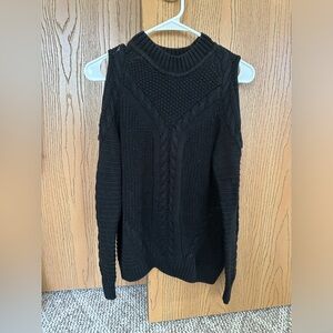 Open shoulder sweater